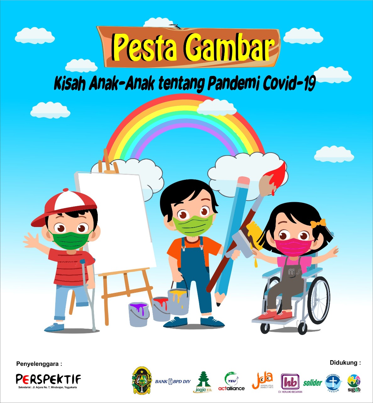 poster pesta gambar