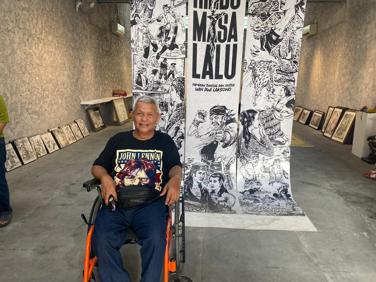 foto Win Dwi Laksono di pameran 