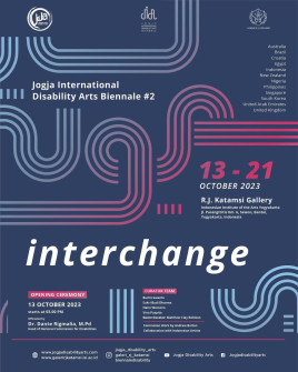 poster pameran Jogja International Disability Arts Biennale #2
