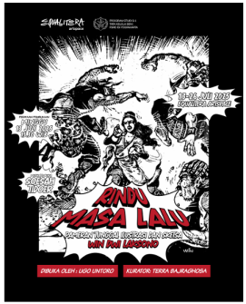 poster pameran Rindu Masa Lalu  Oleh Win Dwi Laksono